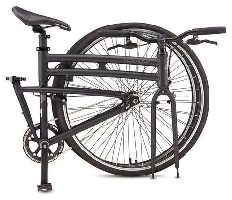 Vélo pliant boston 21  - noir mat - 21 vitesses
