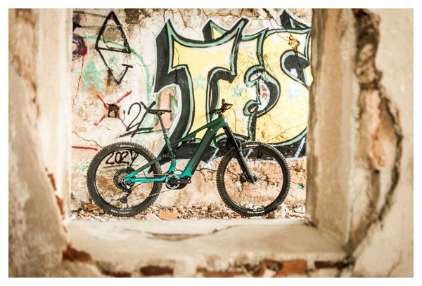 Lapierre Overvolt AM CF 6.8 Full-Suspension Electric Mountain Bike with SRAM 12-Speed, 800Wh Battery, Bosch 100 Nm MX Motor (29/27.5-inch) Green 2026