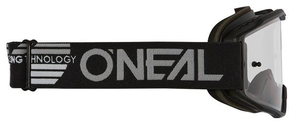 Máscara O'Neal B-10 Solid Black Clear
