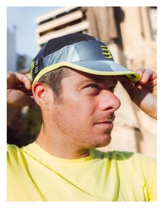 Casquette Compressport Pro Racing Noir/Jaune 