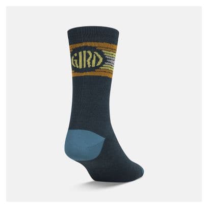 Giro Sesonal Merinos Wool Socks Blue / Yellow