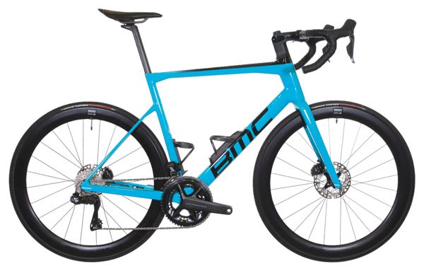 Prodotto ricondizionato - Bicicletta da strada BMC Teammachine SLR01 Tre Shimano Ultegra Di2 12V 700 mm Blu Turchese 2023