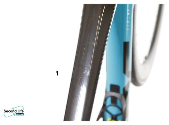Produit Reconditionné - Vélo de Route BMC Teammachine SLR01 Three Shimano Ultegra Di2 12V 700 mm Bleu Turquoise 2023