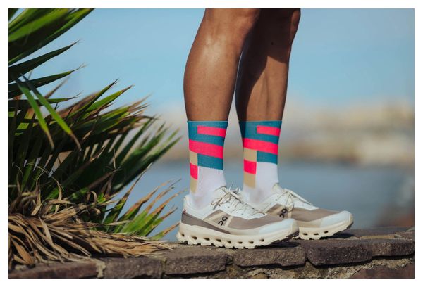 Chaussettes Incylence Ultralight Spirals Blanc/Rouge