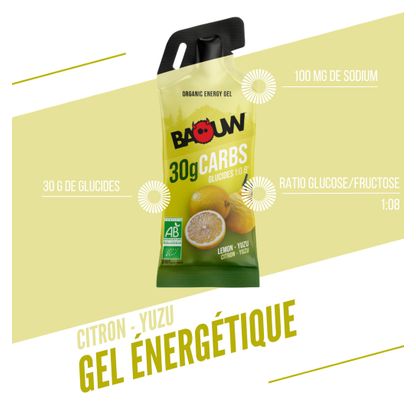 Gel Energétique Stick Baouw Citron/Yuzu - 44g