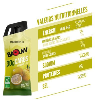 Gel Energétique Stick Baouw Citron/Yuzu - 44g