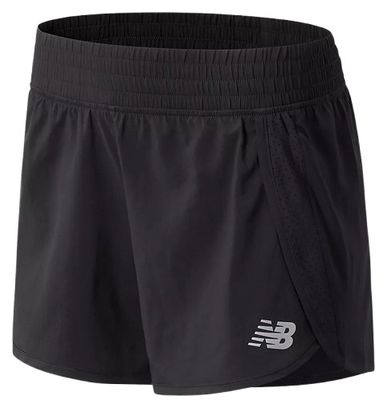 New Balance Core 3in Shorts Negro Mujer