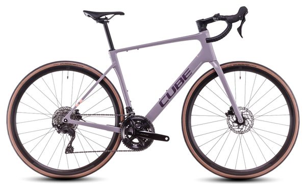 Cube Attain C:62 Race Road Bike Shimano 105 12S 700 mm Plum Purple