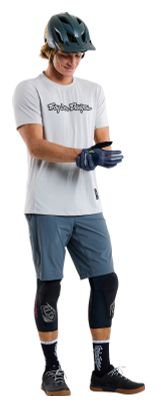 Maillot Manches Courtes Troy Lee Designs Skyline Ride Gris
