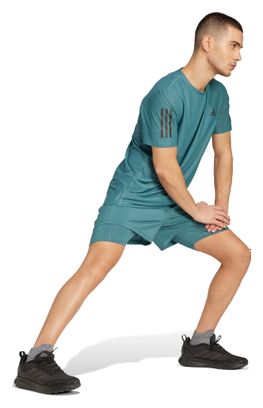 Maglia a maniche corte adidas Performance Own the Run Uomo Verde
