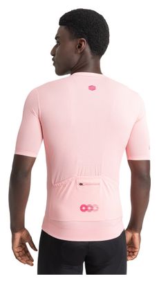 Maillot vélo mesh manches courtes homme Cyclisme M8 Metre Rose