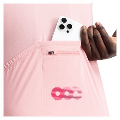 Maillot vélo mesh manches courtes homme Cyclisme M8 Metre Rose