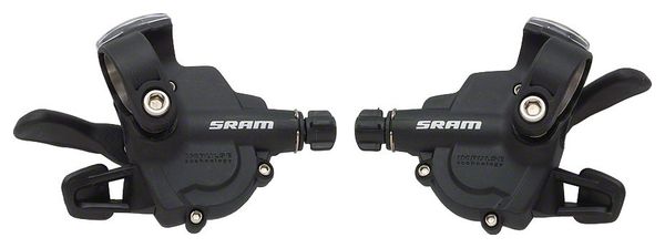 Pair of Sram X4 3x8V Triggers (with gear indicator)