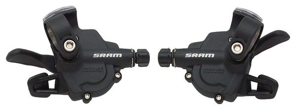 Coppia grilletti Sram X4 3x8V (con indicatore marcia)