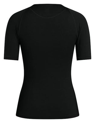 Camiseta interior de manga corta para mujer Rapha Merino Negro