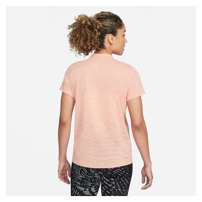 Maglia manica corta Nike Dri-Fit ADV Run Division rosa da donna