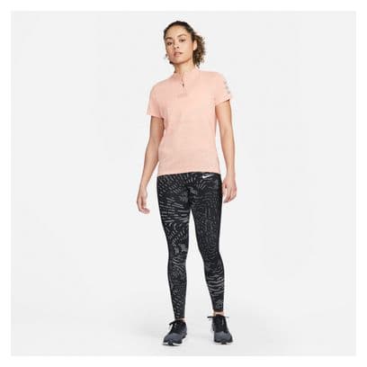 Camiseta de manga corta para mujer Nike Dri-Fit ADV Run Division rosa