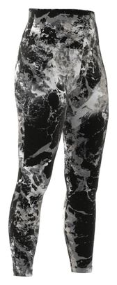 Mallas 3/4 adidas running Yoga Essentials Print Black Grey para mujer