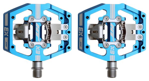 Paire de Pédales HT Components X3 Bleu Marine