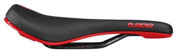 SDG Bel-Air V3 Lux-Alloy Saddle Black / Red