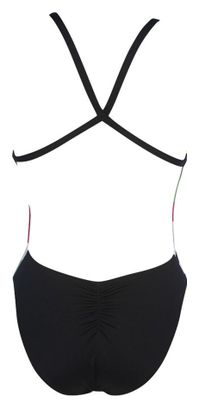 ARENA Women Swimsuit Crazy Milkshake X Criss Cross Back Black-Turquoise