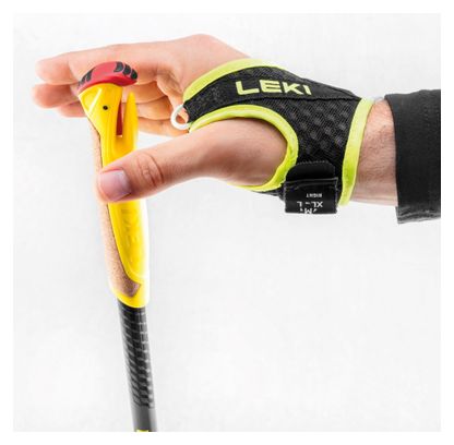 Leki EvoTrail FX OneTA Bastones de Trail Running Negro/Amarillo