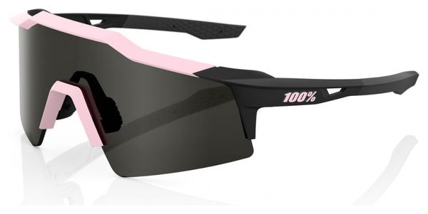 100% Speedcraft SL Soft Tact Brille Pink - Rauchiges Visier