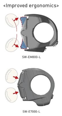 Controller di assistenza elettrica Shimano SW-EM800-L STEPS