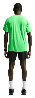 Nike Stride hardloop-T-shirt voor heren, groen