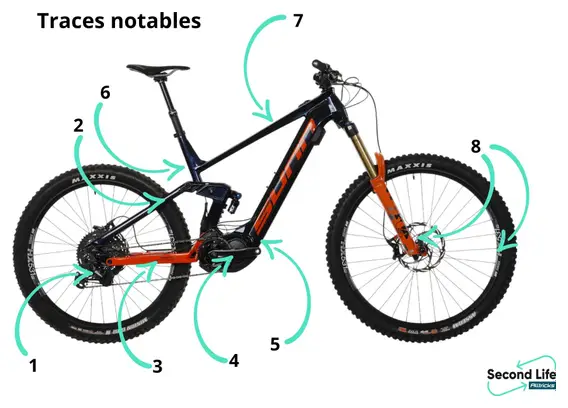 Produit Reconditionné - VTT Electrique Tout-Suspendu Sunn Kern EL Finest Shimano Deore 12V 630Wh 29'/27.5' Bleu Orange 2023