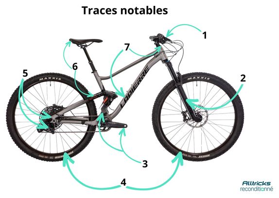 Produit Reconditionné - VTT Tout-Suspendu Lapierre Zesty TR 5.9 Sram NX/GX Eagle 12V Gris 29' 2023