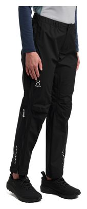 Pantaloni impermeabili Haglöfs L.I.M Gore-Tex Donna Nero