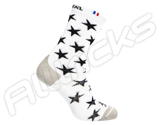 Rafal Star Socks Bianco Nero