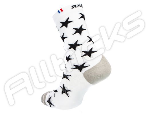 Rafal Star Socks White Black