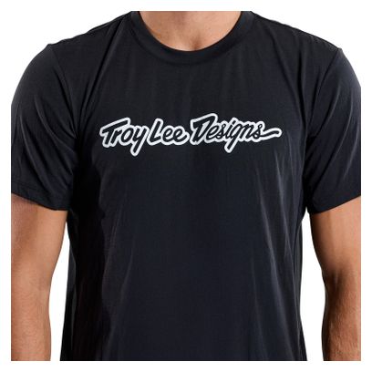 Kurzarm Trikot Troy Lee Designs Skyline Ride Schwarz