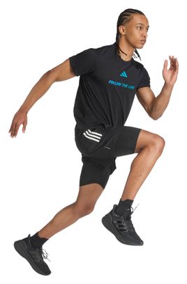 Adidas Performance Follow The Line Maglia a maniche corte nera Unisex