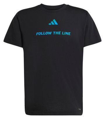 Adidas Performance Follow The Line Maglia a maniche corte nera Unisex