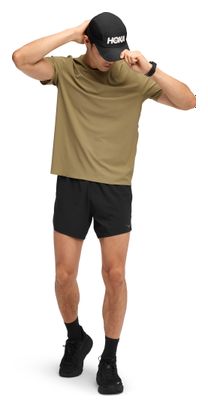 Slip Hoka Glide 5in nero da uomo