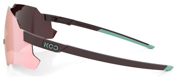 Occhiali da sole KOO Nebula Unisex Nero e Oro Rosa