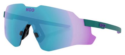 Gafas unisex KOO Nebula Teal Matt / Dark Turquoise Mirror