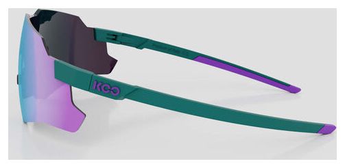 Gafas unisex KOO Nebula Teal Matt / Dark Turquoise Mirror