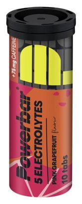 POWERBAR Comprimidos 5 ELECTROLITOS 10 comprimidos Pomelo rosa