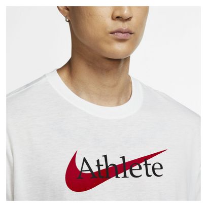 Nike Dri-Fit Athlete Kurzarm-T-Shirt Weiß
