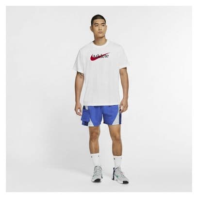 Maglietta a maniche corte Nike Dri-Fit Athlete bianca