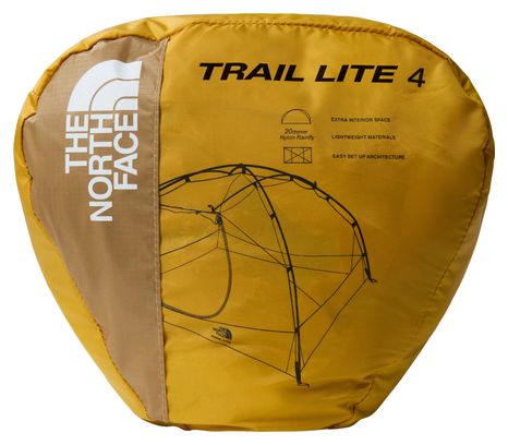 De North Face Trail Lite 4 Yellow tent