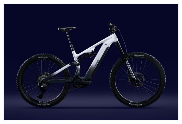 VTT Électrique Tout-Suspendu Lapierre Overvolt AM CF 10.8 Shimano 12V 800Wh Bosch 120 Nm MX (29/27.5'') Blanc/Gris2026