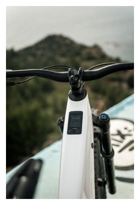 VTT Électrique Tout-Suspendu Lapierre Overvolt AM CF 10.8 Shimano 12V 800Wh Bosch 120 Nm MX (29/27.5'') Blanc/Gris2026