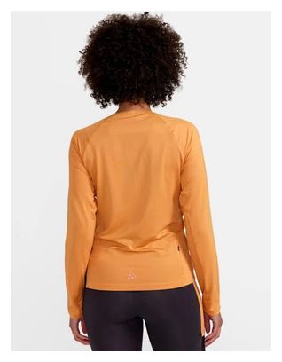 Craft Pro Trail Wind Oranje Dames Trui met lange mouwen