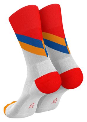 Chaussettes Incylence Ultralight Apex Blanc/Rouge