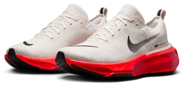 Chaussures Running Nike Invincible 3 Blanc/Rouge Homme